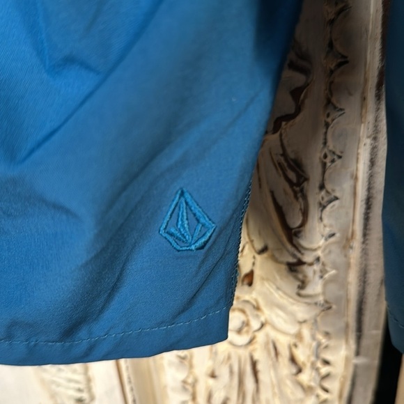 Men’s Volcom Teal Active Wear Shorts Size 28 Camping Outdoors Climbing Hiking - Picture 10 of 12